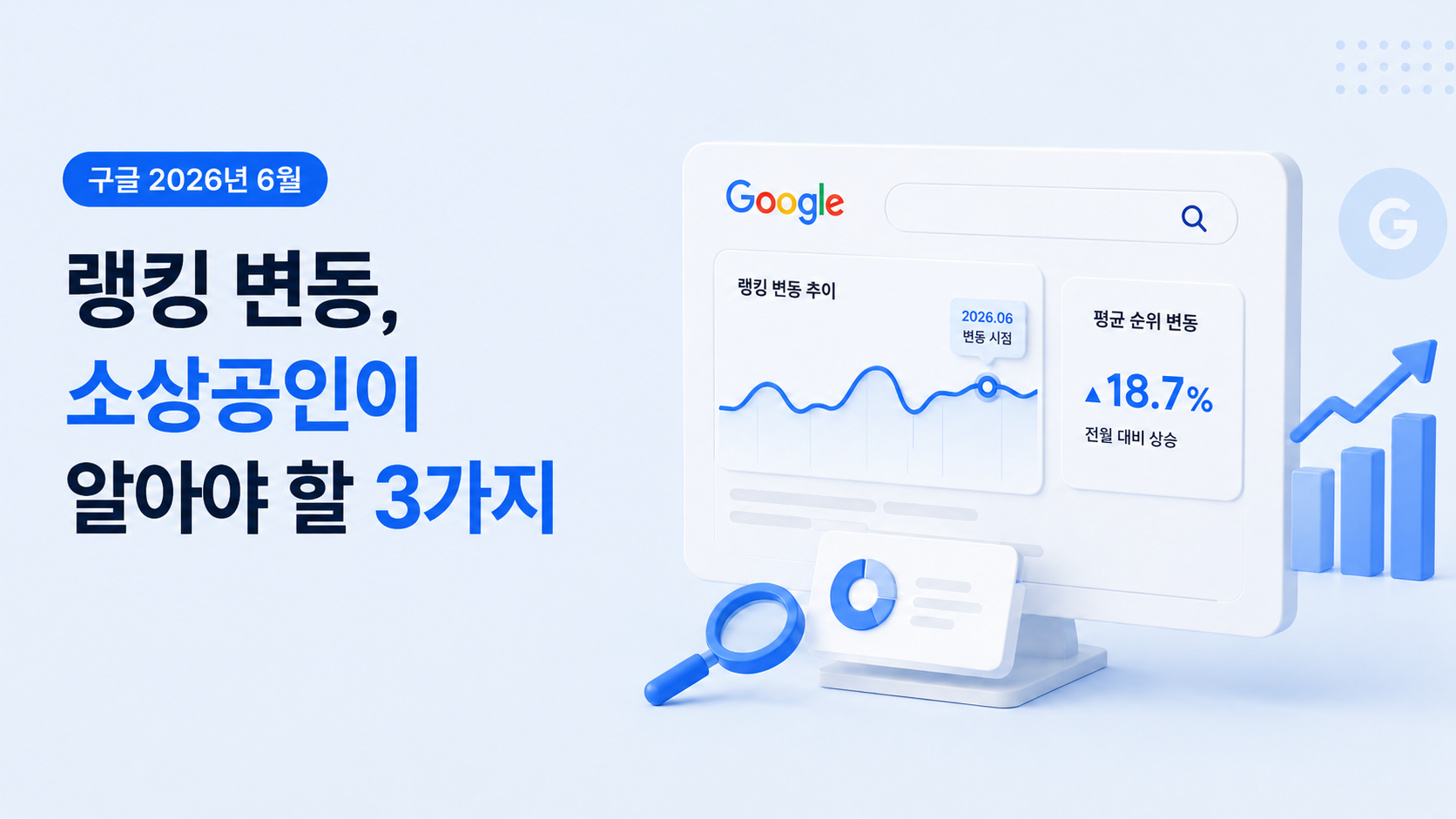 구글 2026년 6월 랭킹 변동, 소상공인이 알아야 할 3가지